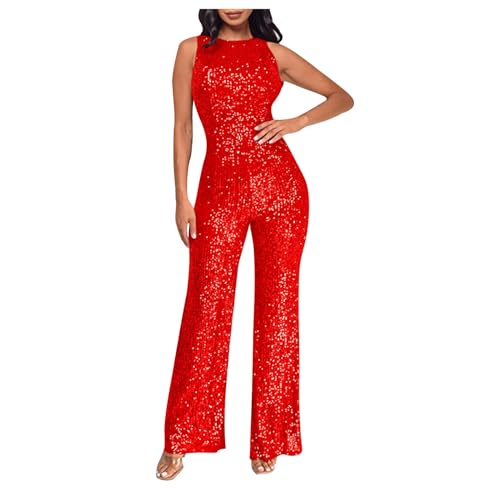 Sequin Sparkly Off the Shoulder Slim Jumpsuit M302