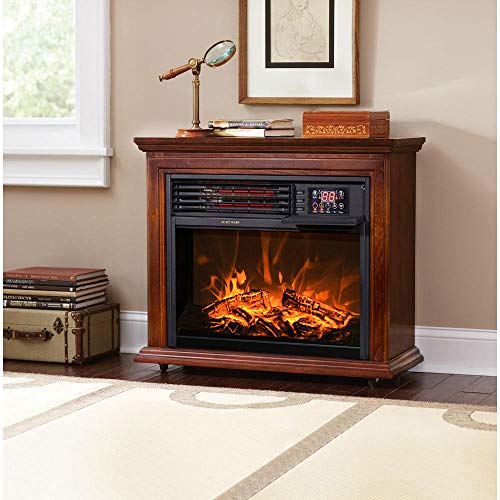 1500W Electric Fireplace Space Heater J44615