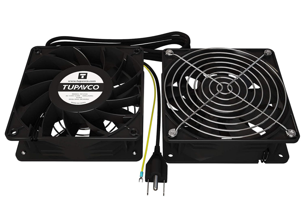Dual 120mm 110V Server Rack Cooling Fan Kit V40838