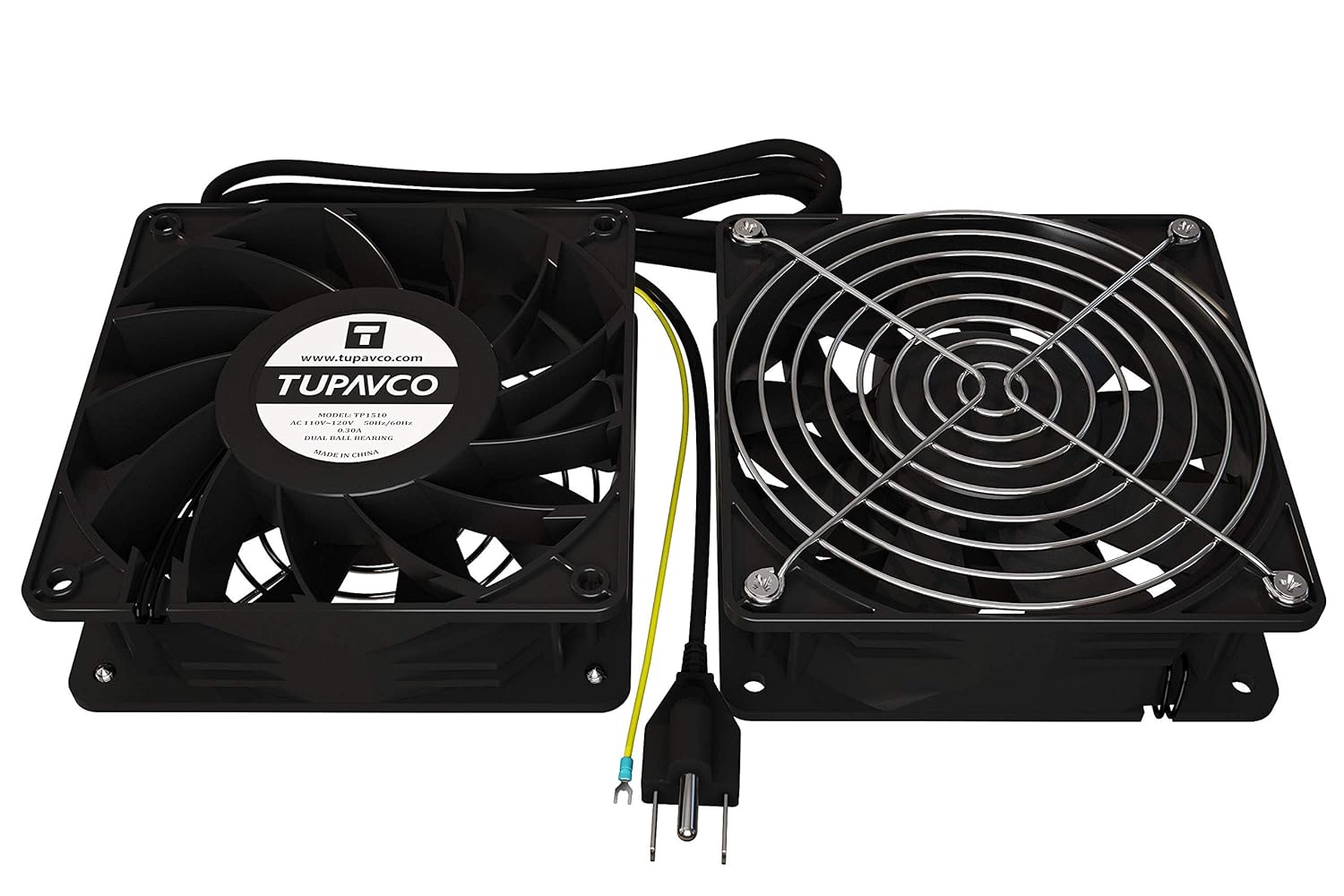 Dual 120mm 110V Server Rack Cooling Fan Kit V40838