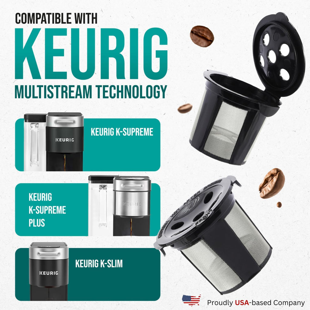 4 Pack Refillable K Cup for Keurig Coffee Maker I851