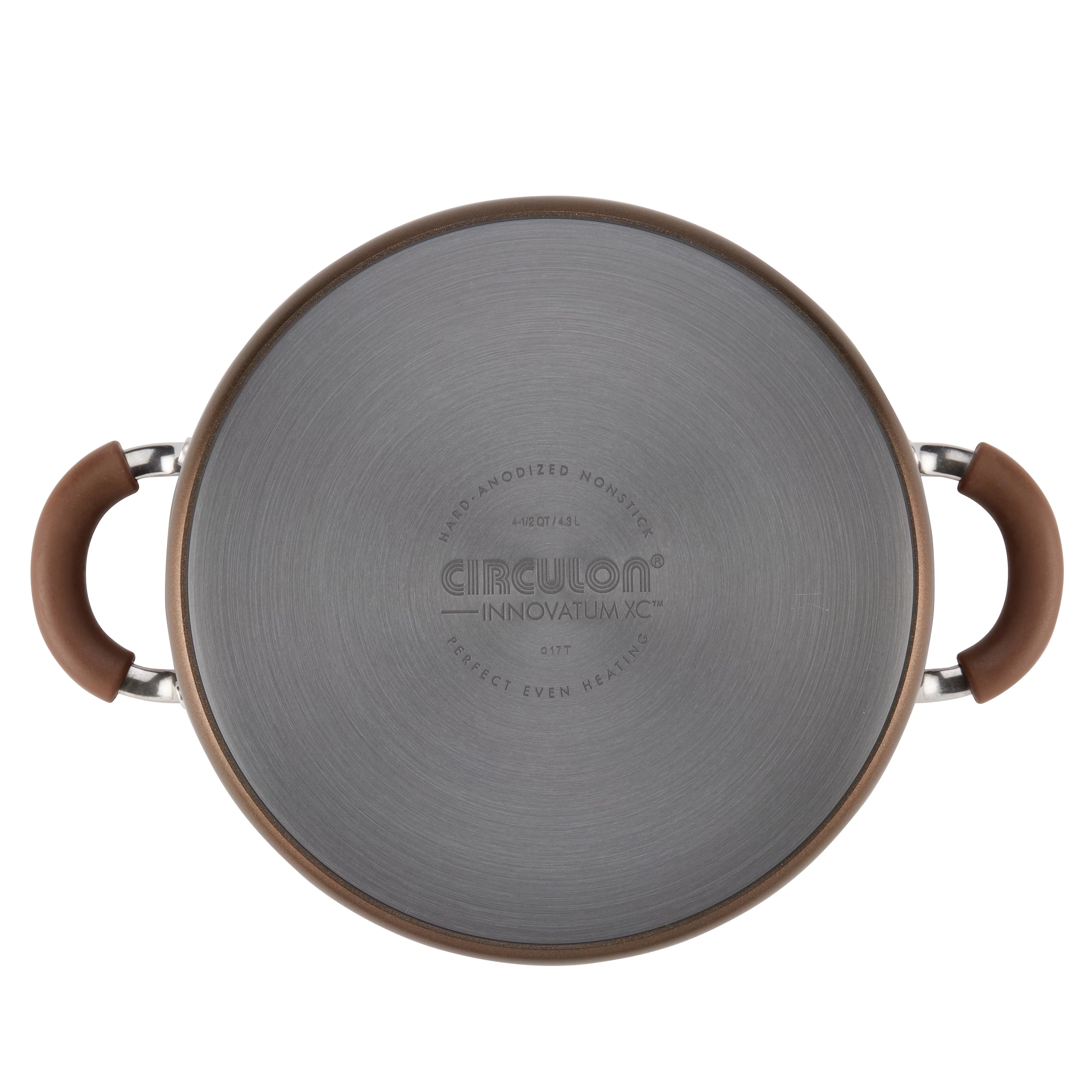 4.5 Quart Hard-Anodized Non Stick Covered Dutch Oven L7175