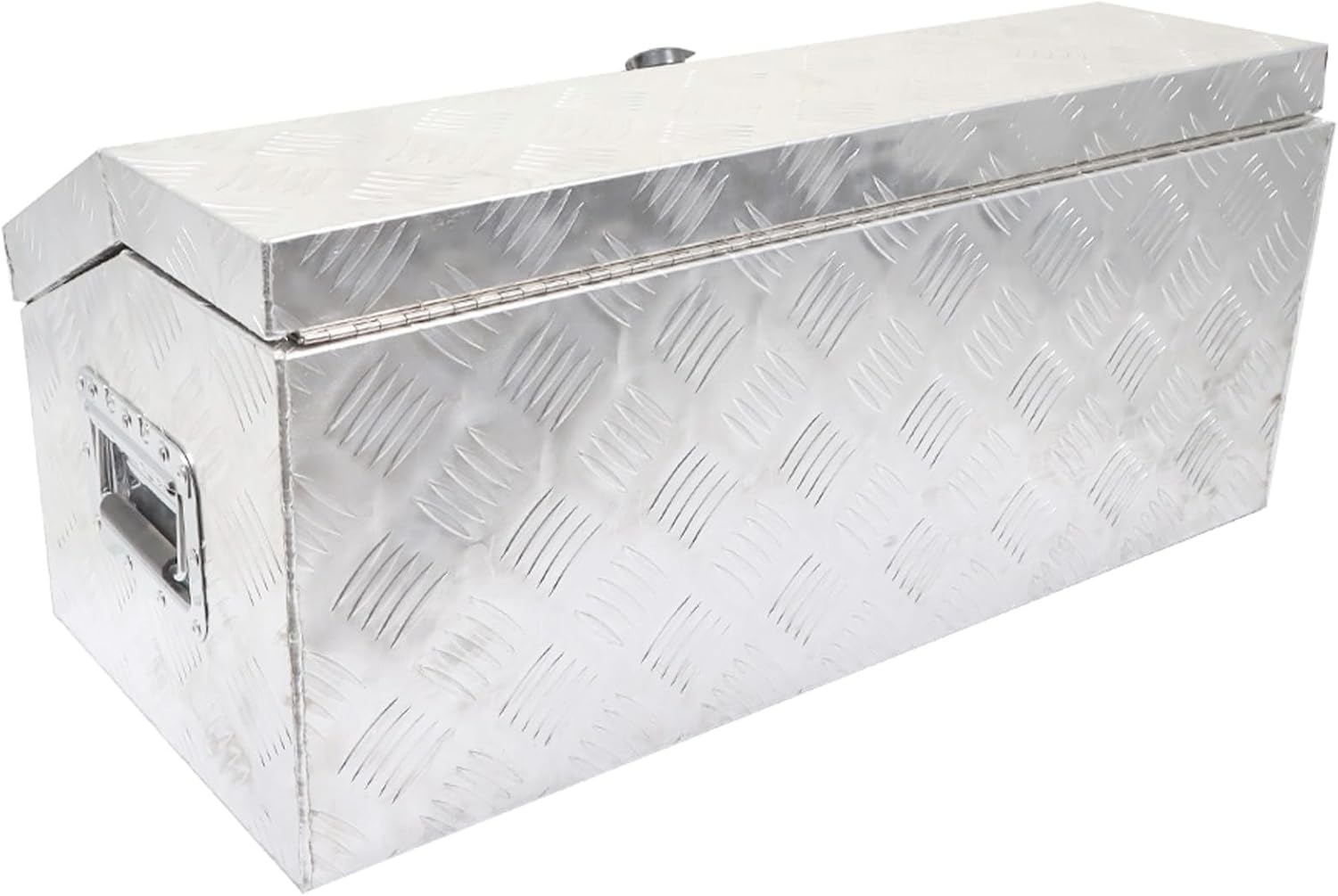 Silver Aluminum Pickup Truck Bed Tool Box J803802