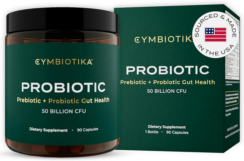 Probiotic Prebiotic Supplement, 50 Billion CFU, 90 Capsules M933708