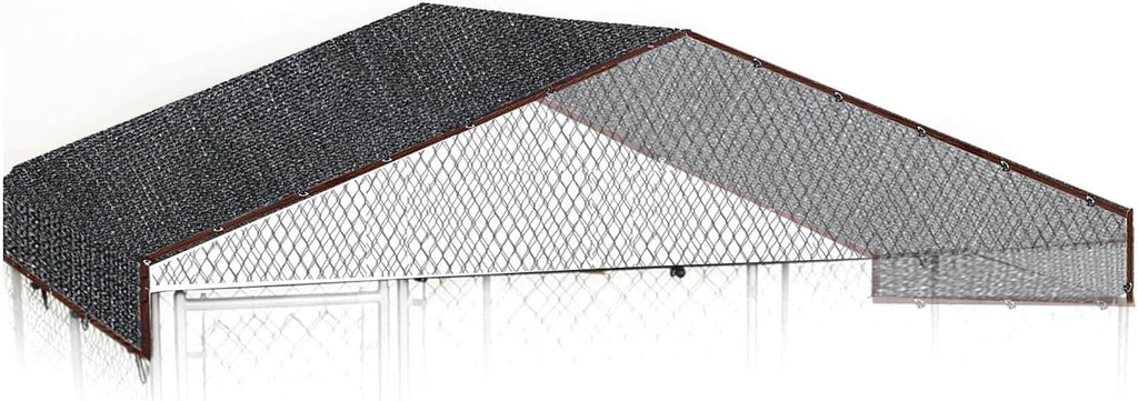 10 x 10 Feet Mesh Shade Panel with Grommets Dog Kennel Cover X69983
