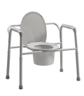 Grey Bariatric Folding Commode D926