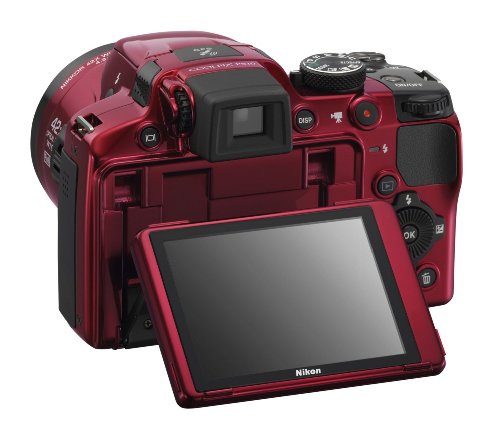 Red 16.1 MP Digital Camera with 42x Zoom F637