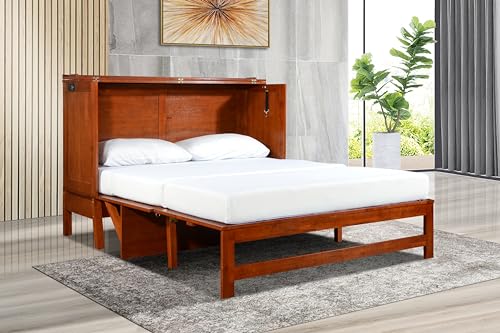 Queen Size Murphy Cabinet Chest Desk Bed with Drawers G625