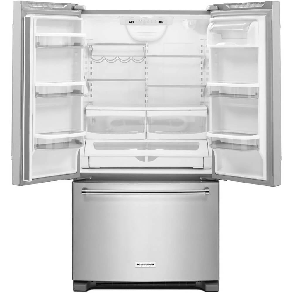 36" Wide 20 Cu. Ft. Counter Depth French Door Refrigerator Stainless D92758