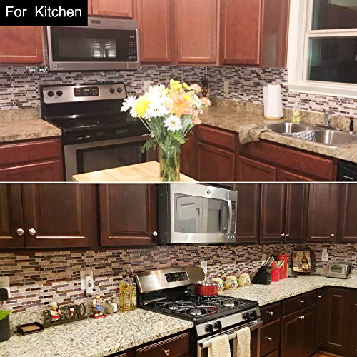 10-Sheet Peel and Stick Wall Tile in Sandstone S600