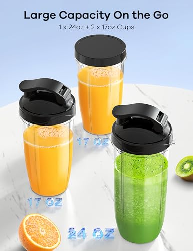 14Pcs Personal Blender with 3 Portable Cups X165