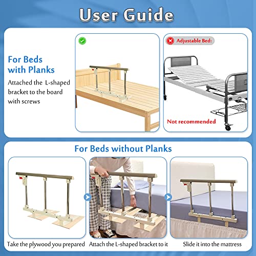 Collapsible Half Bedrails for Hospital Bed V845436
