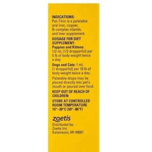 Pet-Tinic Pediatric Drops for Dogs Q9685