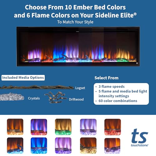 Smart Electric Fireplace with Mantel N72688