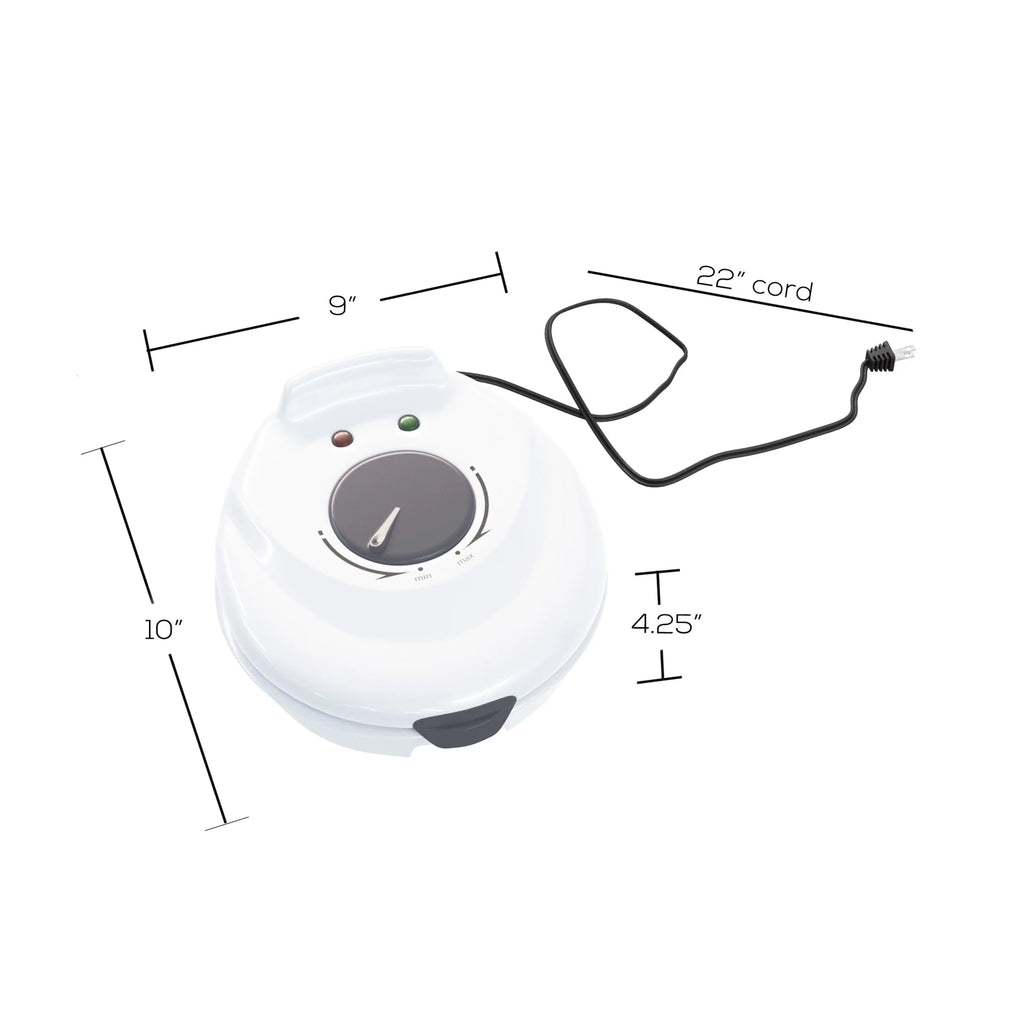 White Electric Nonstick Waffle Cone Maker M449