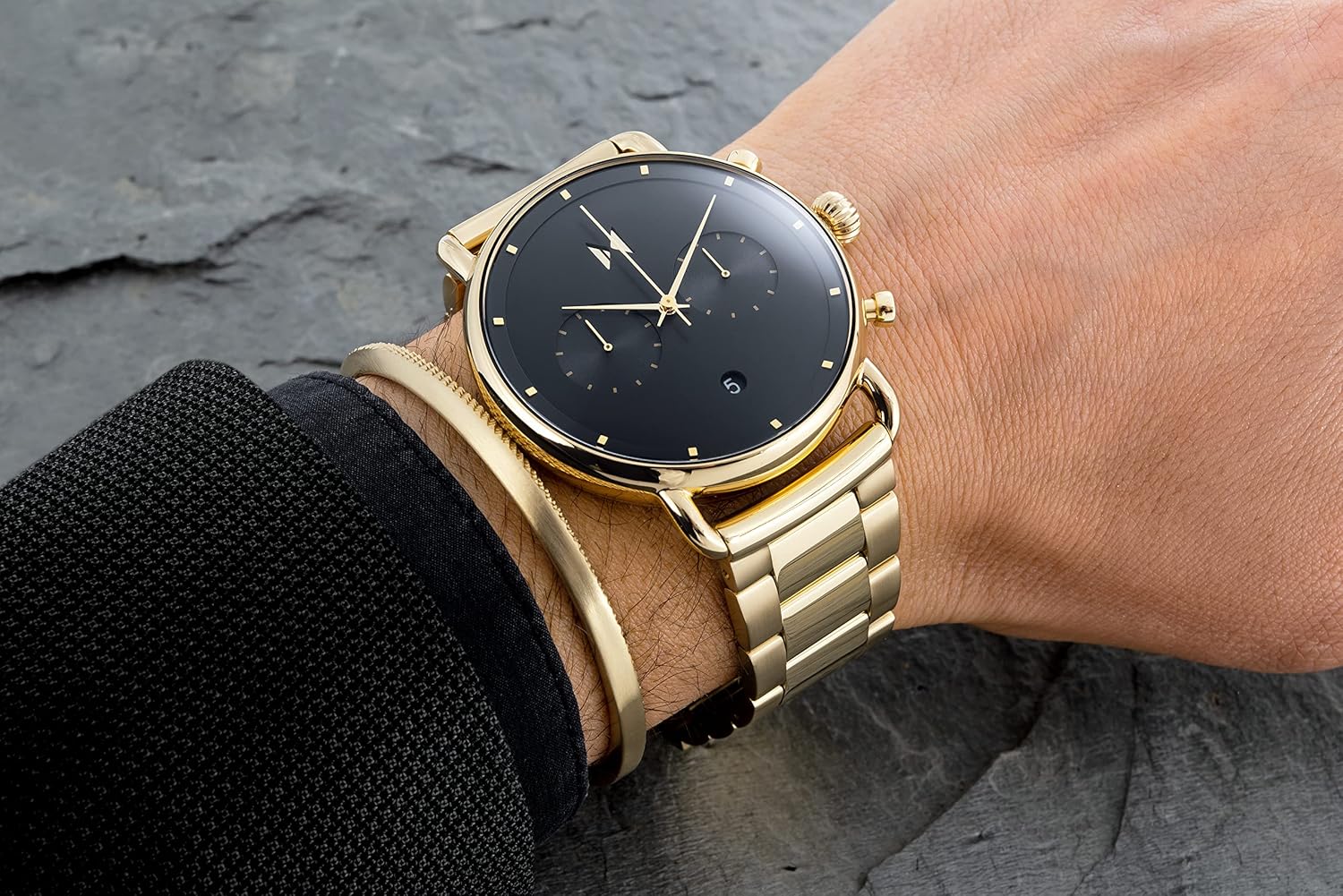 Black Chronograph Watch O97291