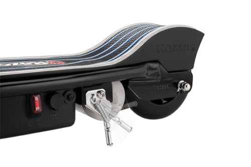 Electric Scooter with LED Light-Up Deck, 8" Air-filled Front Tire Q33158