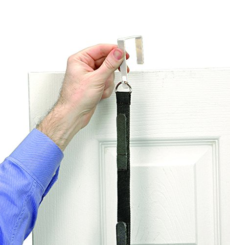 Black Over-The-Door Hat Rack Holds 18 Caps S312