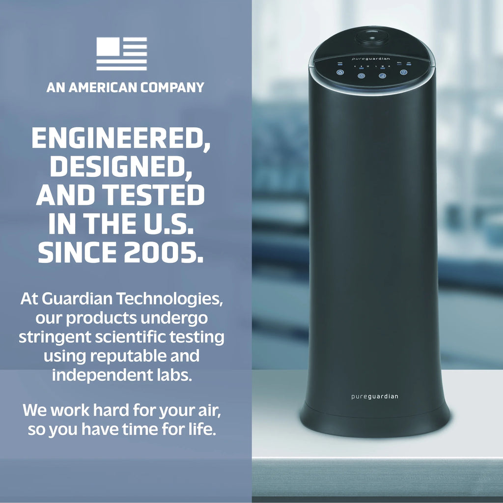 Black 1.5 Gallon Ultrasonic Cool Mist Tower Humidifier J514