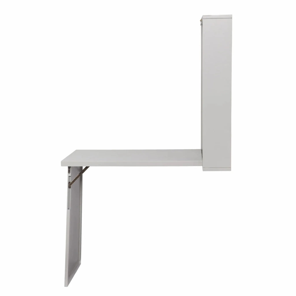 Gray Fold Out Wall Mount Desk E3938