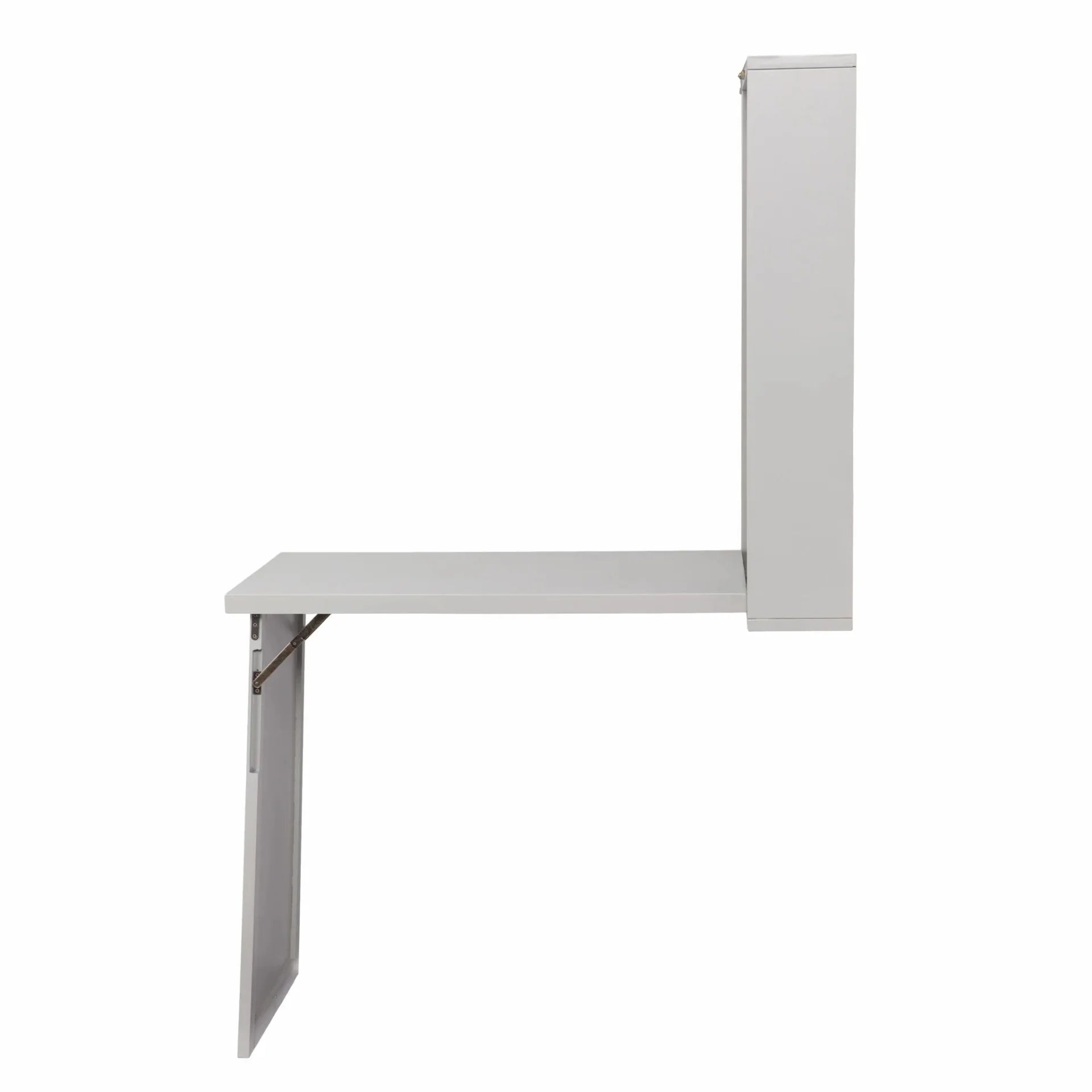 Gray Fold Out Wall Mount Desk E3938