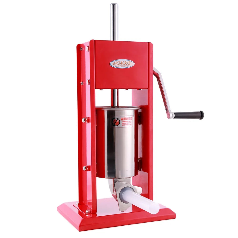 7 Lb/3 L 2 Speed Stainless Steel Vertical Sausage Stuffer A8427