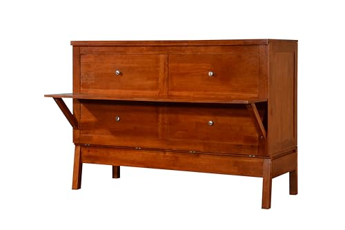 Queen Size Murphy Cabinet Chest Desk Bed with Drawers G625