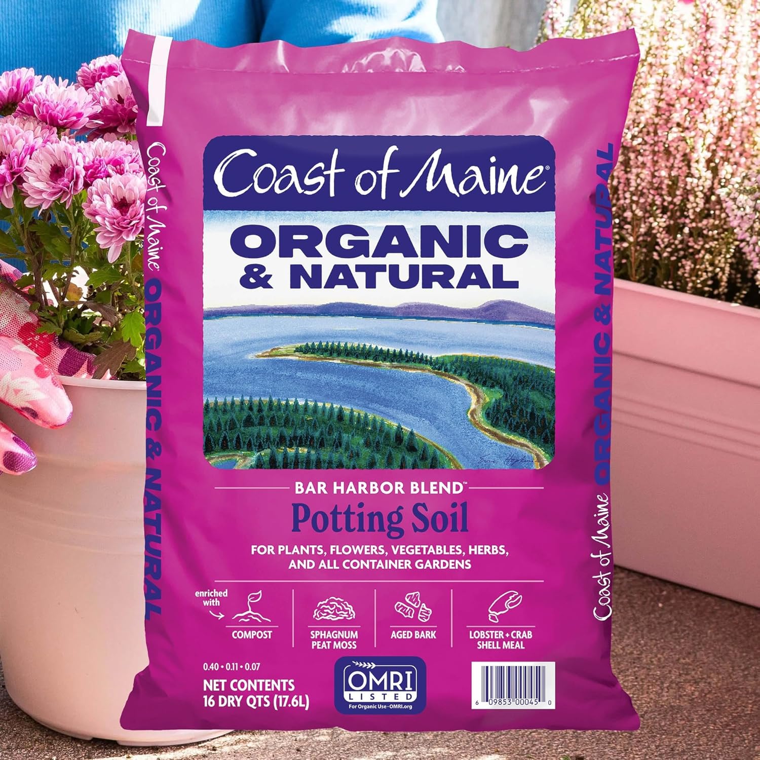 16qt Organic Natural Potting Soil X308