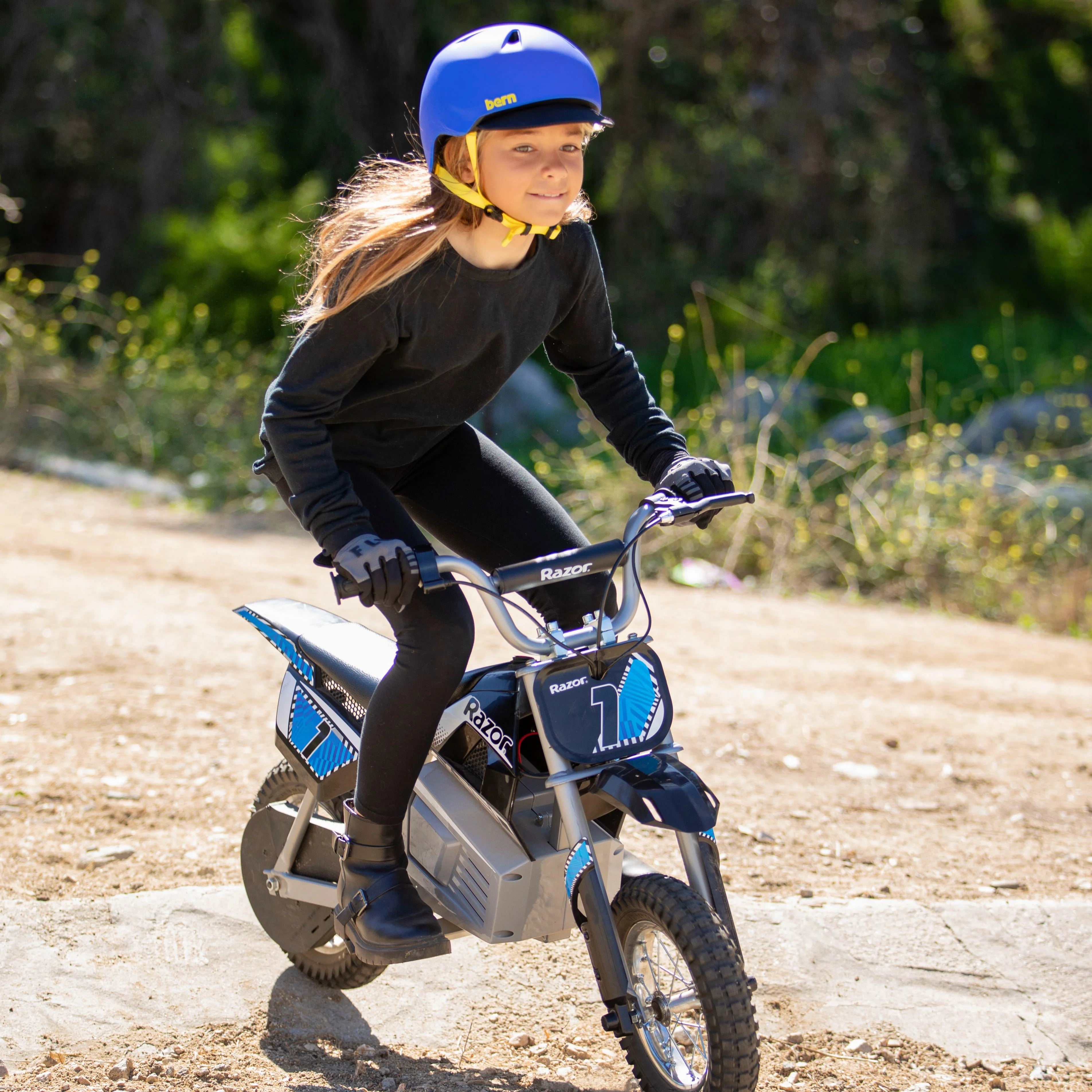 Black 24V Electric Dirt Bike M491