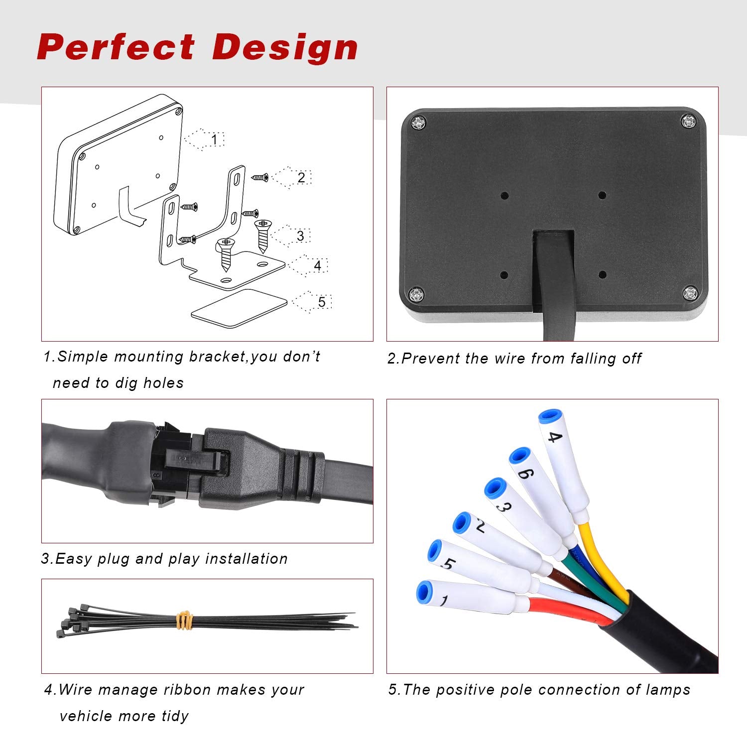 6 Gang Switch Panel Kit Circuit Control Box U518