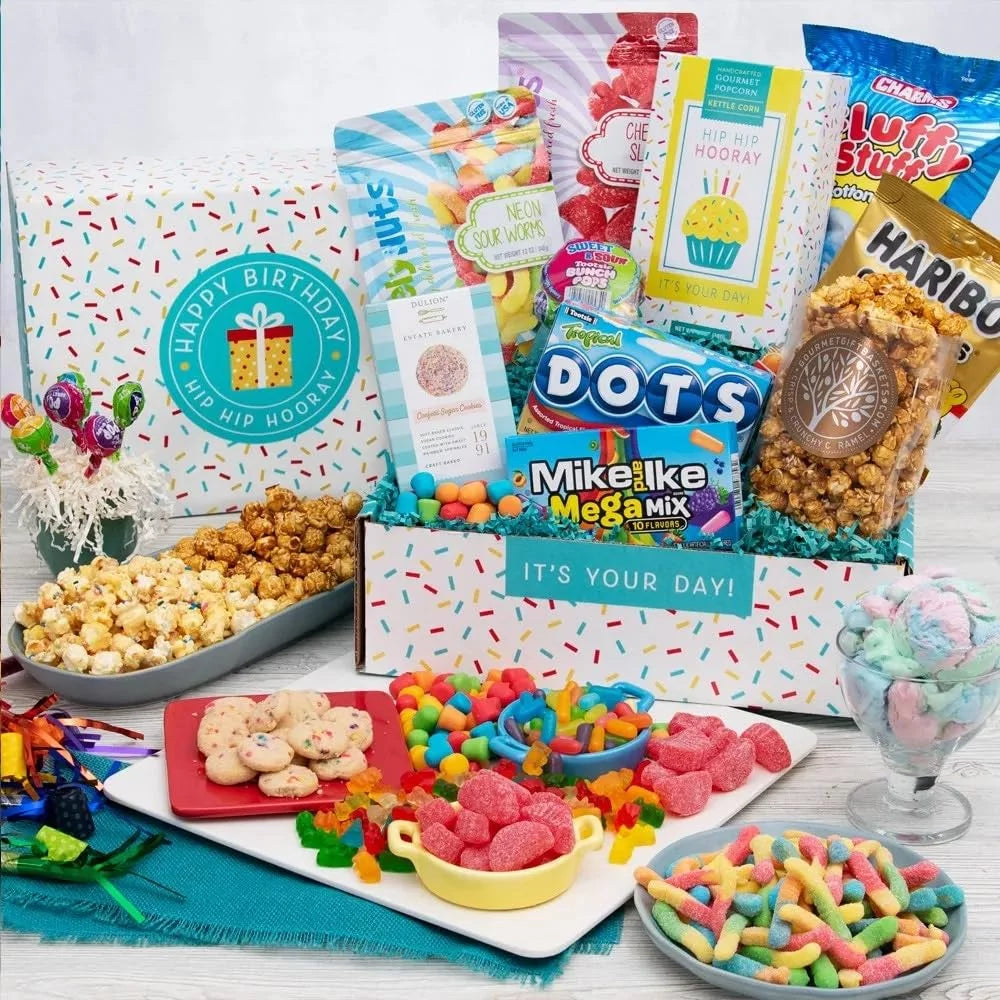 Deluxe Birthday Care Package - Candy Food Gift Box G203