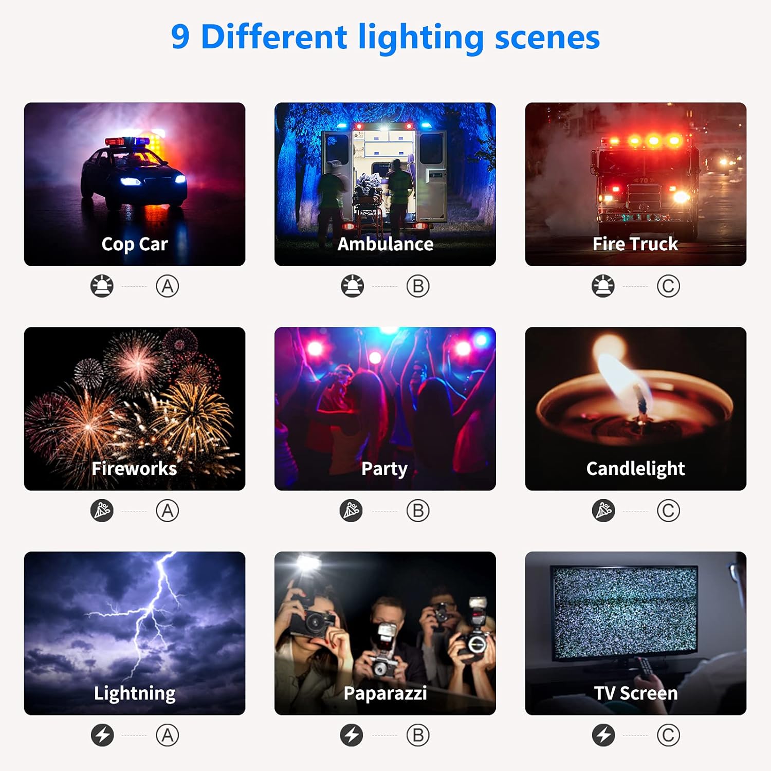 2-Pack Dimmable RGB LED Video Light Kit with Stands and Bag H58234
