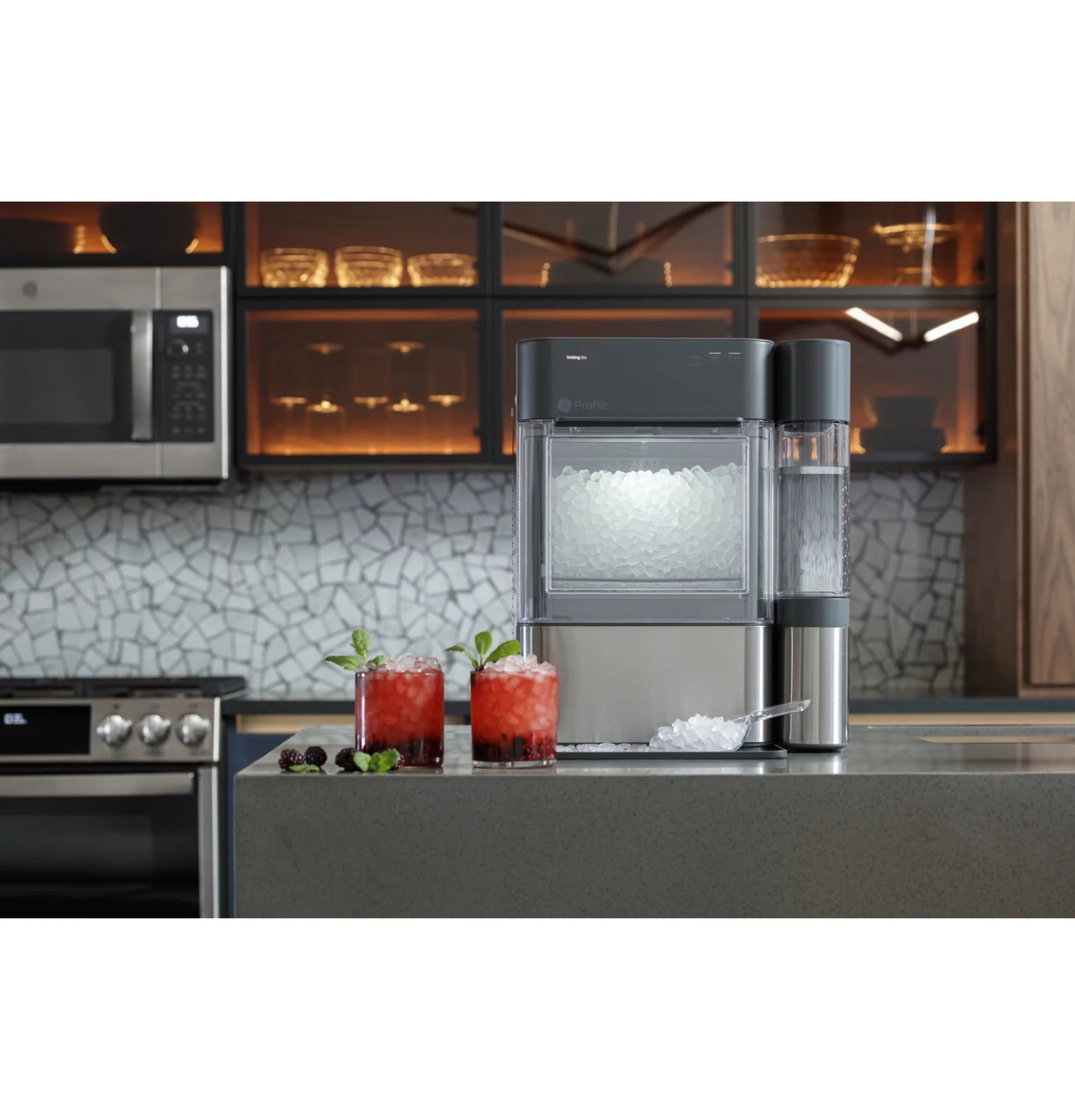 Countertop Nugget Ice Maker with Stainless Steel D63677