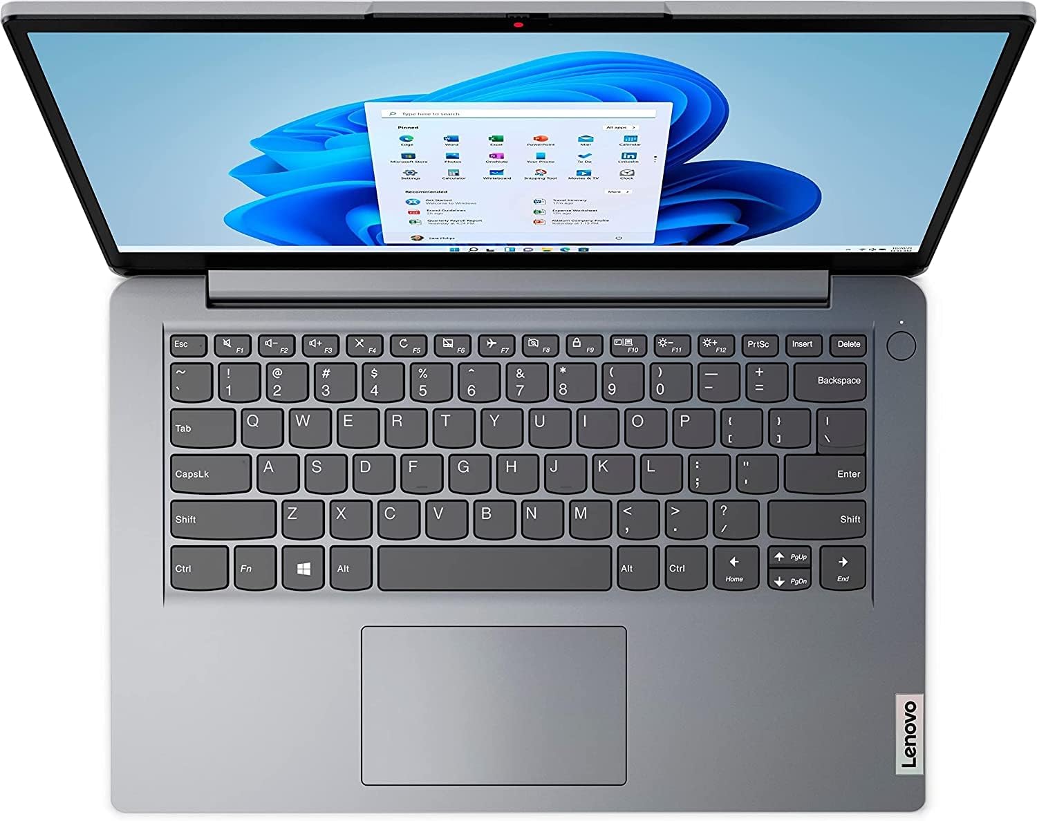 14" HD Anti-glare Laptop, Intel Celeron N4020, 4GB RAM, 128GB Storage, Grey W3008