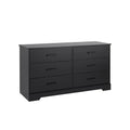 Brown 6-Drawer Double Dresser S6391