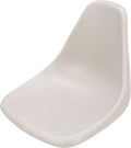 Gray 1-Piece Molded Plastic Bucket Seat with Mounting Screws O908