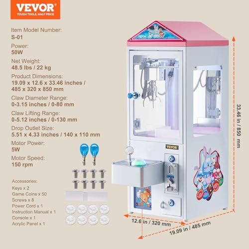 Claw Machine with Light and Sound B98954