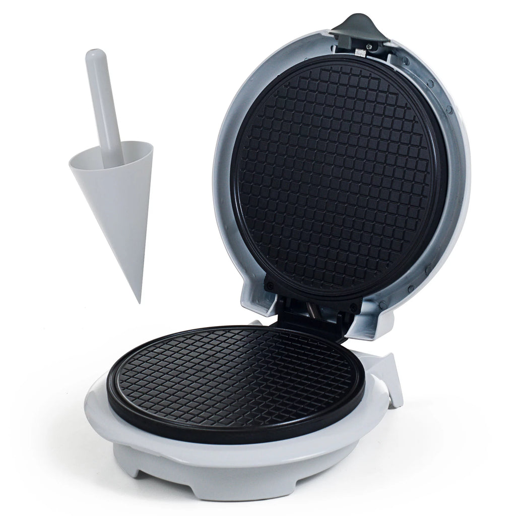 White Electric Nonstick Waffle Cone Maker M449
