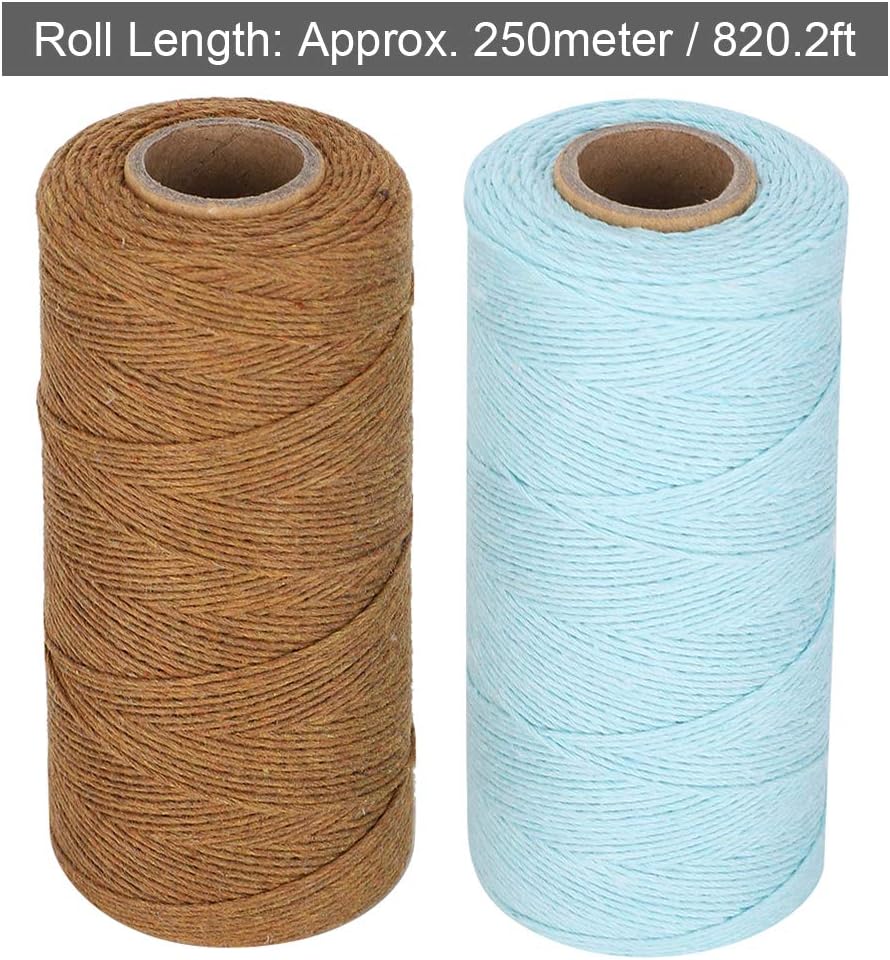 8/4 100% Cotton Weaving Warp Thread 2 Rolls 2 Colors X55299