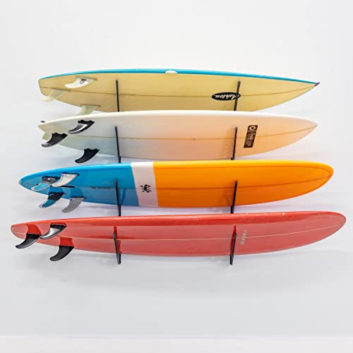 Adjustable Surfboard Storage Rack, 4 Board Wall Mount T43409