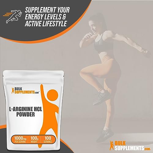 L-Arginine HCl Powder 1000mg 100g (3.5 oz) G5604