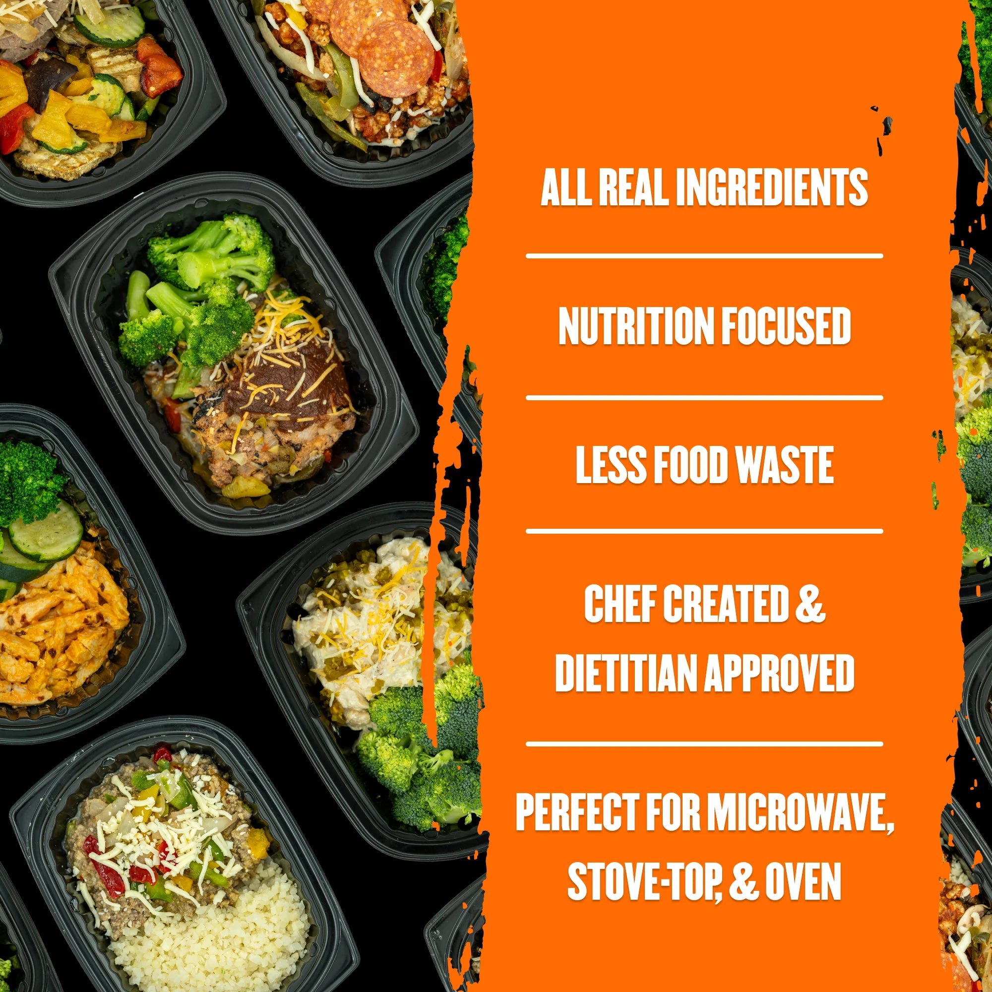 6 Frozen High Protein Meals C674