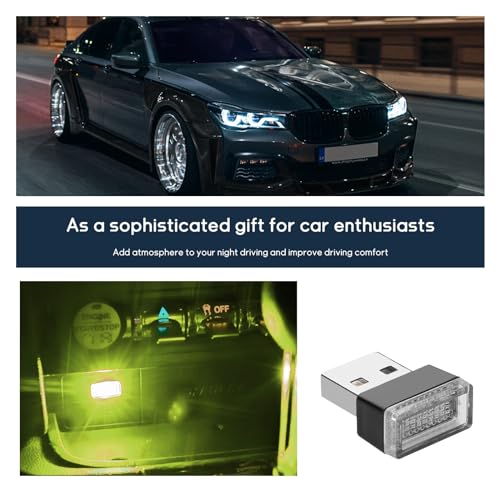 4 PCS USB LED Car Interior Atmosphere Lamp X797413