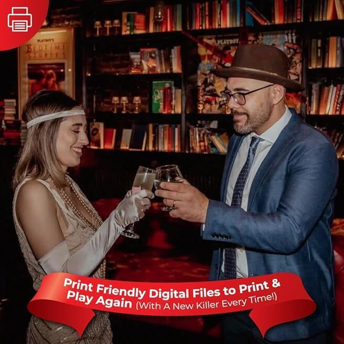Murder Mystery Game Physical Game Kit X6588
