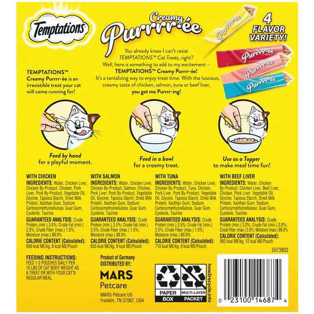 Creamy Puree Lickable Cat Treats Q567