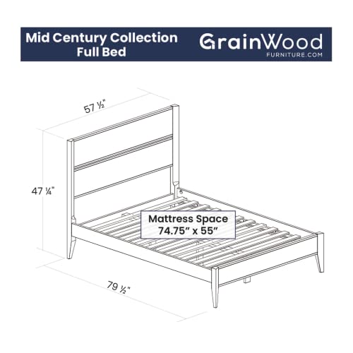 Queen Size Solid Wood Platform Bed C22967