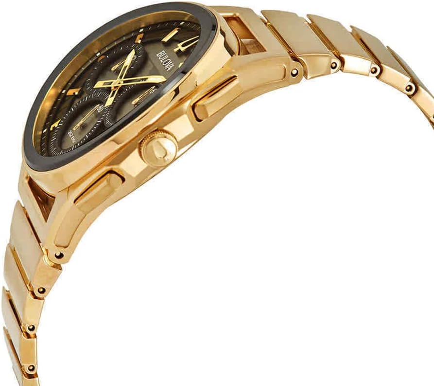 Gold-Tone Stainless Steel Quartz Chronograph Watch D631987