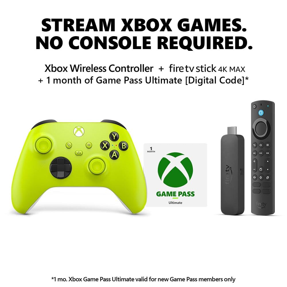 Xbox Wireless Controller Bundle with Fire TV Stick 4K Max X99149