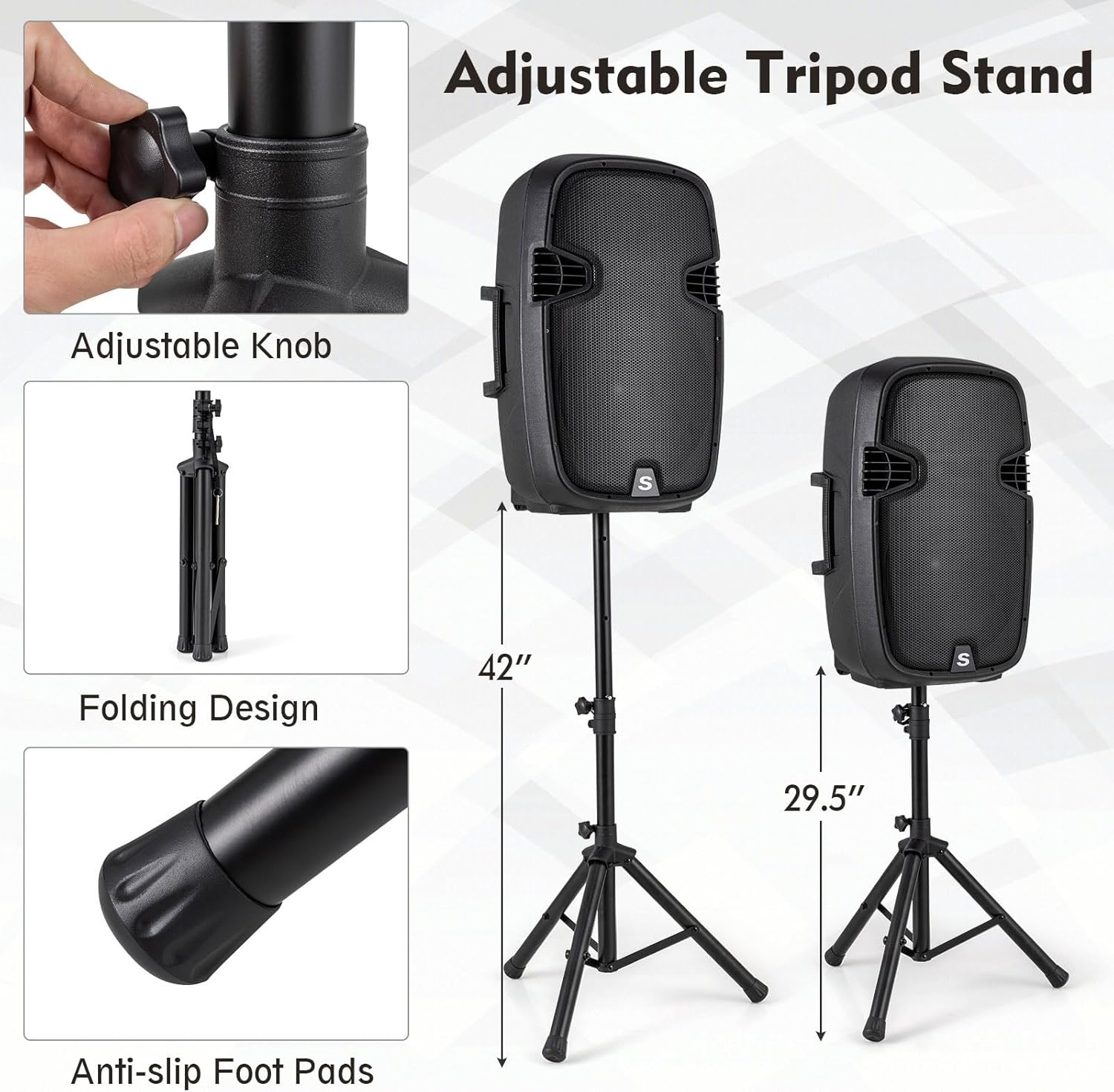 3000W 2-Way Active + Passive PA Speaker System with Bluetooth A91148