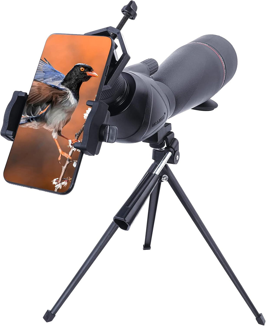 20-60x80 Waterproof BAK4 Spotting Scope with Tripod Q261